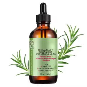 Huile de Romarin Menthe – Soin Cheveux & Cuir Chevelu 60ml
