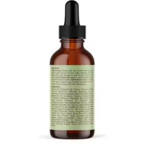 Huile de Romarin Menthe – Soin Cheveux & Cuir Chevelu 60ml