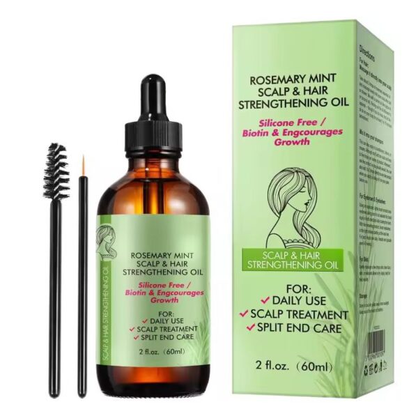 Huile de Romarin Menthe – Soin Cheveux & Cuir Chevelu 60ml – Image 10