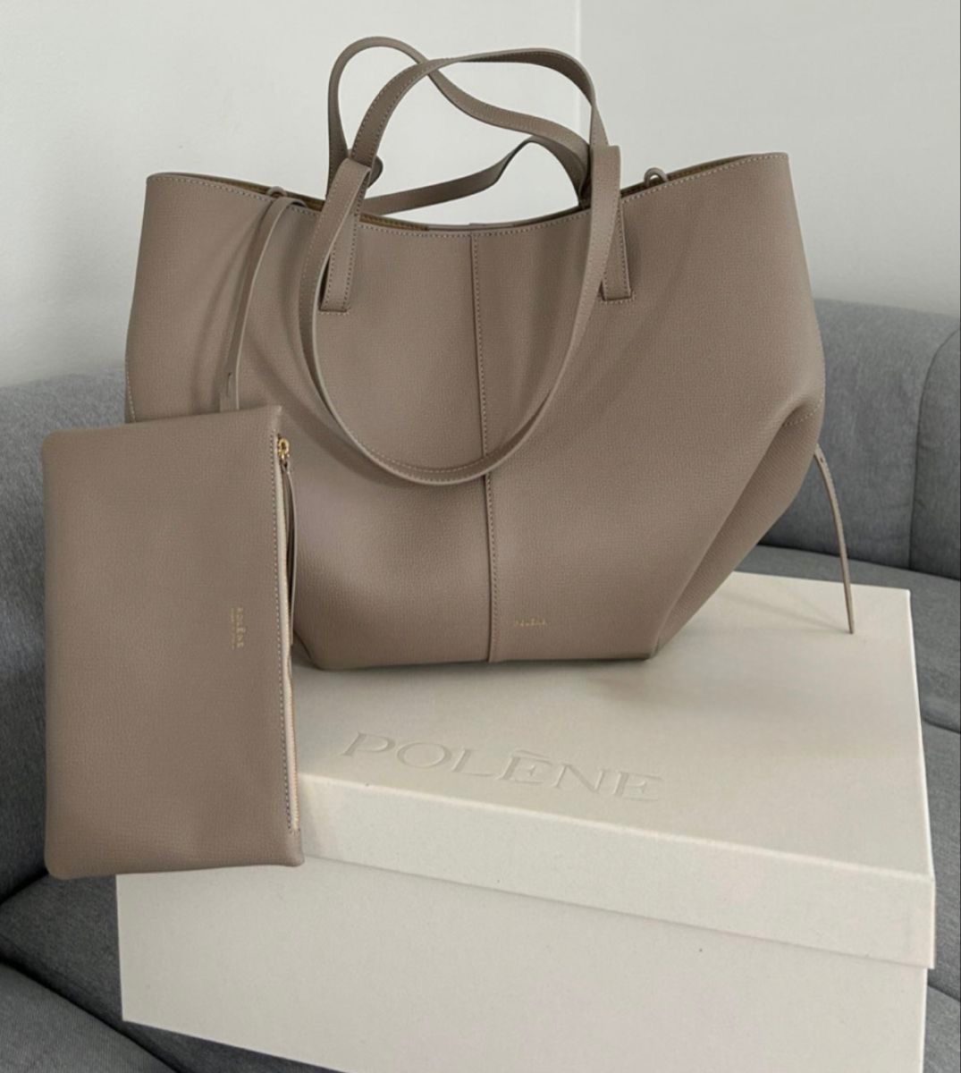 Polène – Sac Cyme Mini Taupe