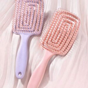 Brosse à Cheveux Professionnelle Aérée – Anti-Statique & Massage du Cuir Chevelu