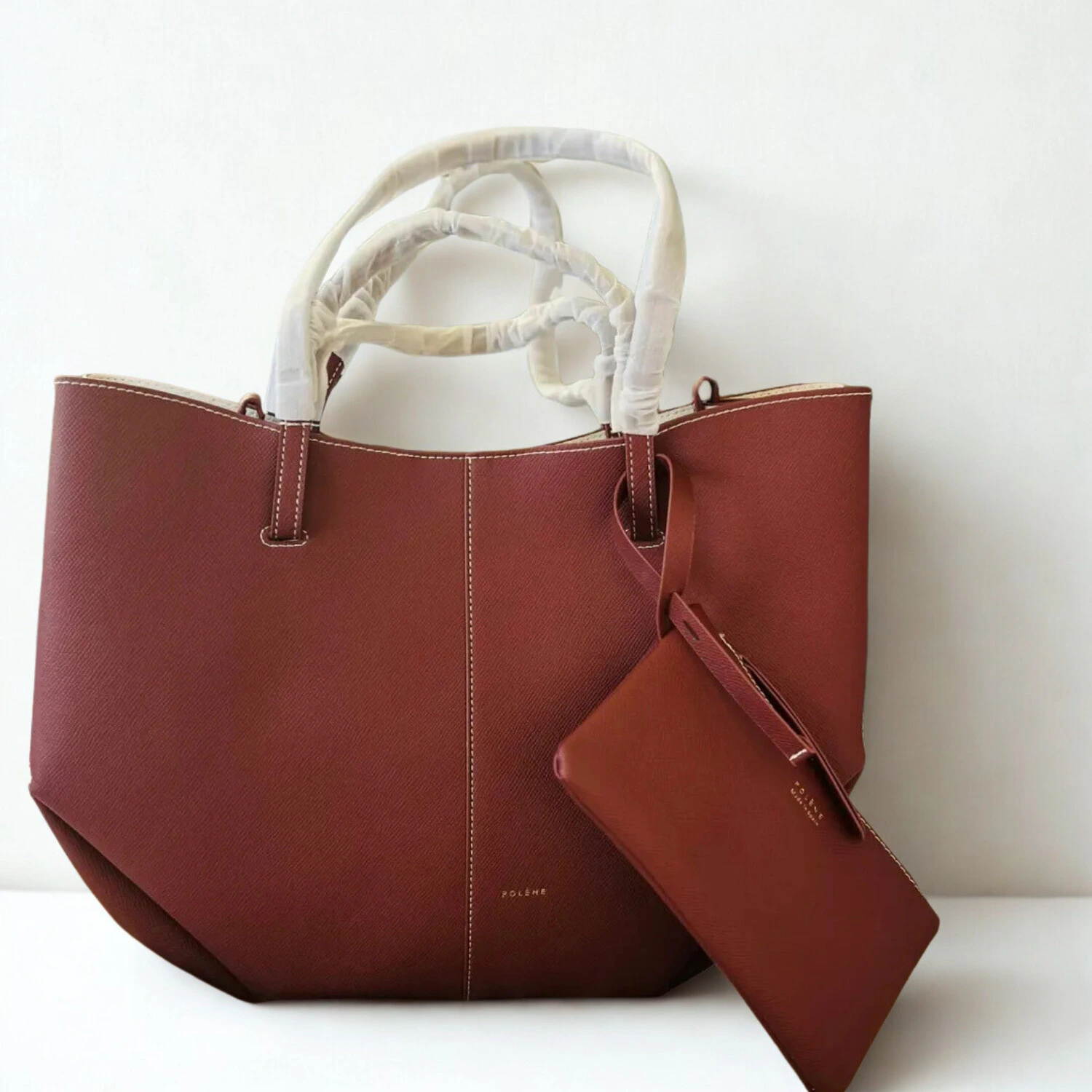 Polène – Sac Cyme Mini Rouge Brique