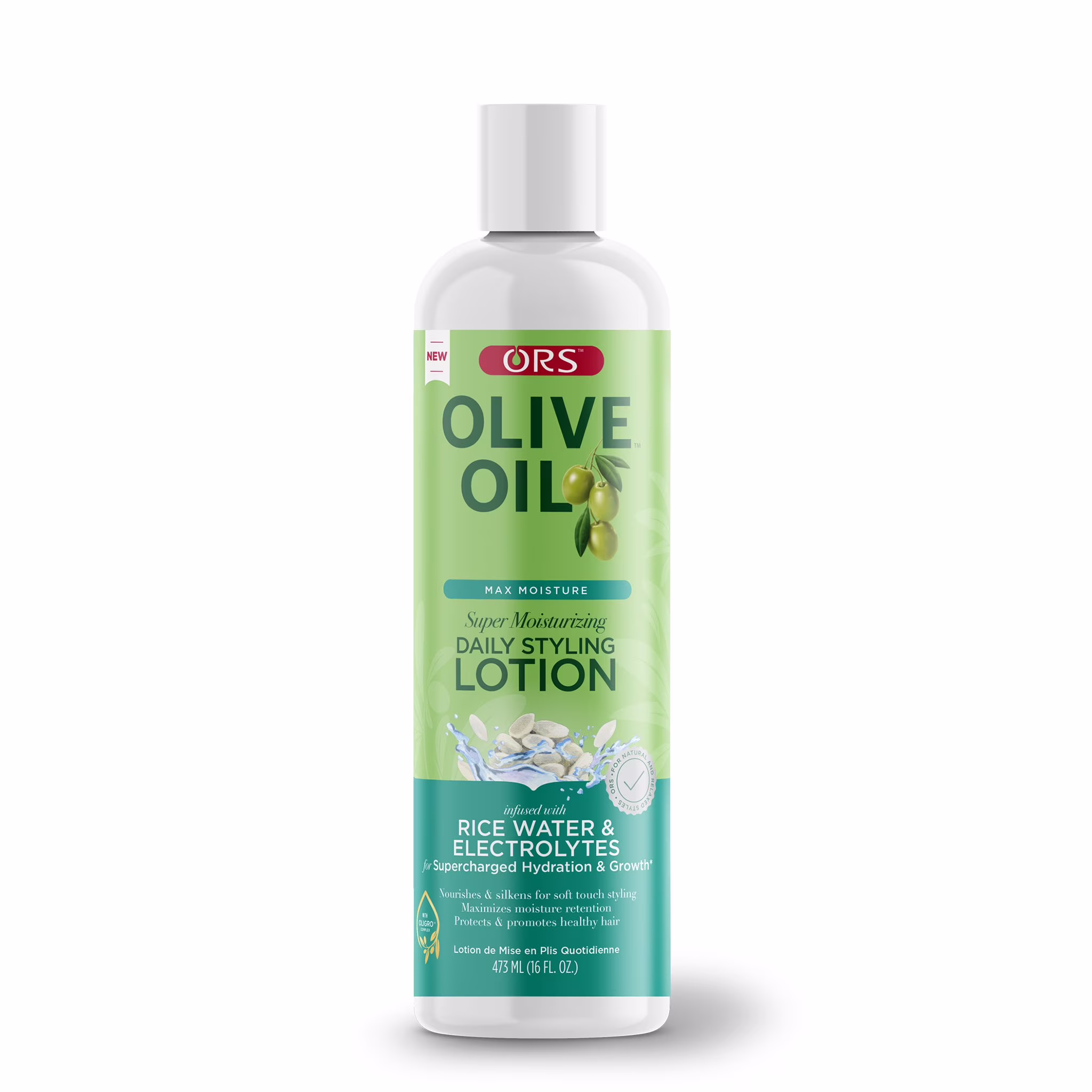 ORS – Lotion Coiffante Hydratante Olive Oil Max Moisture 473ml
