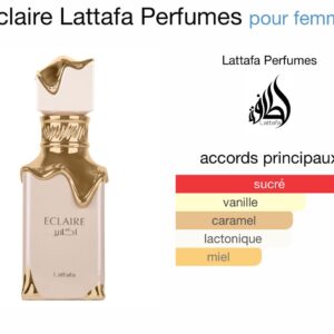 Eclaire Lattafa – Eau de Parfum Femme 100ml – Doux, Chic & Vanillé