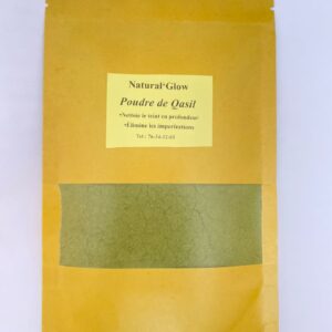 Poudre de Qasil Naturelle 100g – Nettoyant Visage & Soin Cheveux