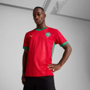 Maillot Officiel Maroc Rouge – Puma | Équipe Nationale