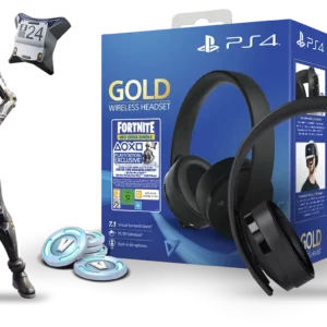 Casque Gaming PS4 Gold Sans Fil – Fortnite Neo Versa Bundle