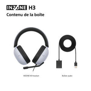 Casque Gaming Sony INZONE H3 – Filaire PS5 & PC
