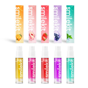 Smilekit – Spray Rafraîchisseur d’Haleine Portable | Saveurs Fruitées