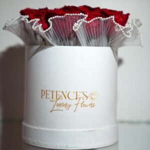 Flower Box Luxe Roses Rouges  Petence’s Luxury Flowers