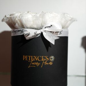 Box Florale Luxe Fleurs Blanches  Élégance Premium