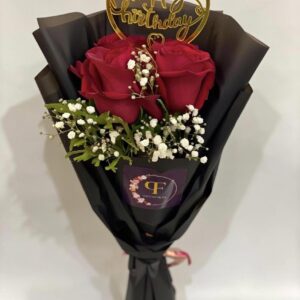 Bouquet  Roses Rouges Luxe