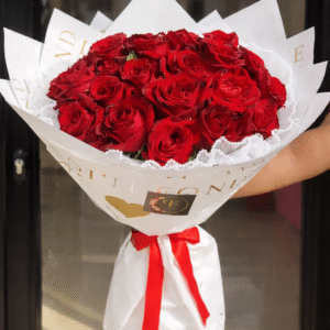 Bouquet de Roses Rouges Prestige  Cadeau Romantique Luxe