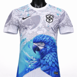 Maillot Brésil Oiseau Bleu 25/26 – Édition Spéciale