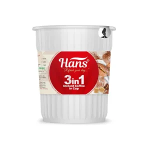 Hans – 3in1 Instant Coffee In Cup – Pack de 6
