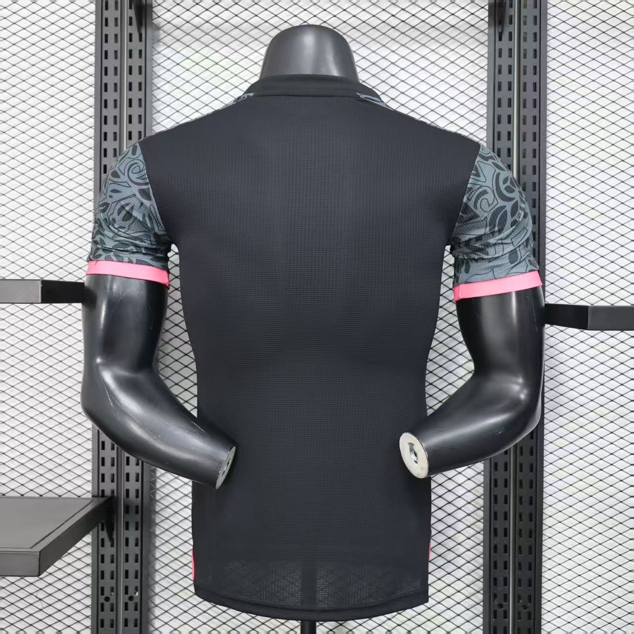 Maillot Palestine Gris & Rose 25/26– Édition Moderne – Image 4