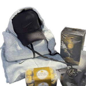 Box Gentleman Élégance Montre, Casquette & Tenue